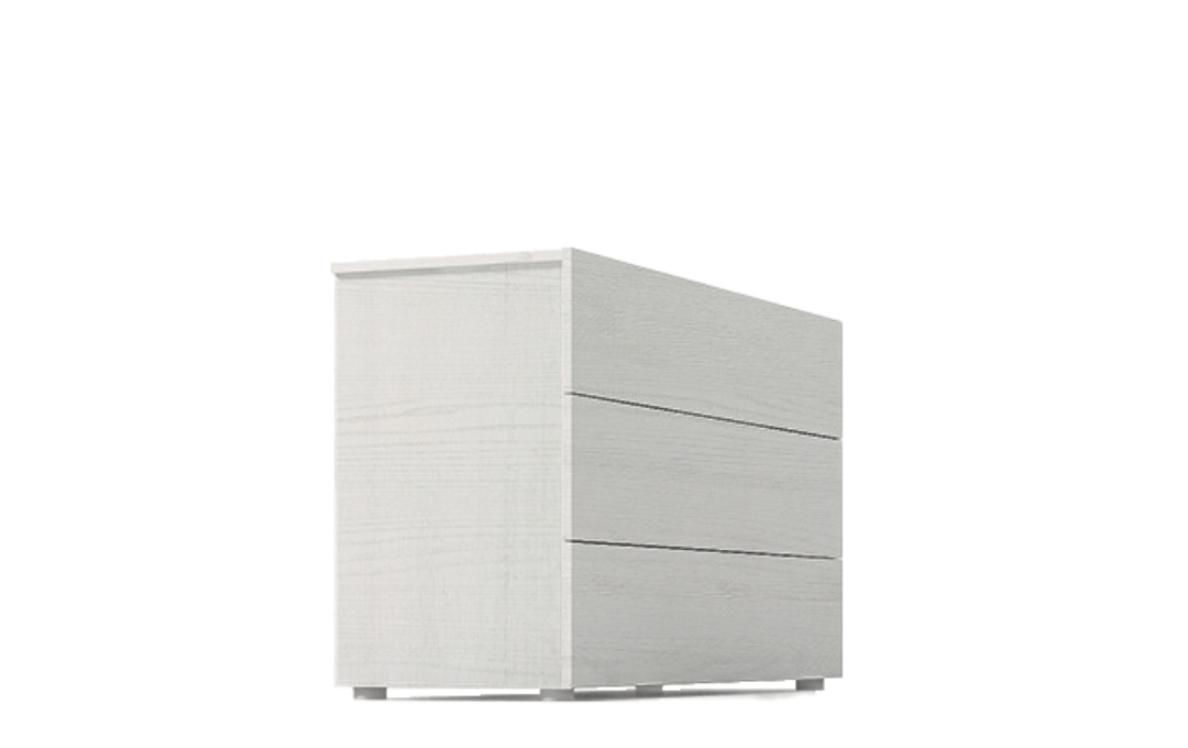 Comò legno Alba Veradea essenza gesso